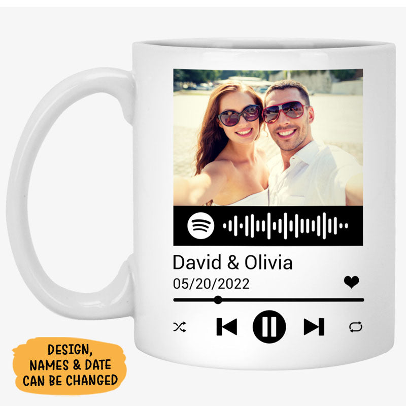 Mr and Mrs, Personalized Heart Shaped Mug Set, Valentine's Day gift -  PersonalFury