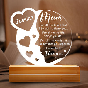 Personalized Mom Daughter Collage Canvas, Mother Daughter Christmas Gifts, Mom Photo Gift, Mother Daughter Wall Art - Wrapped Canvas, 11x14 Inches