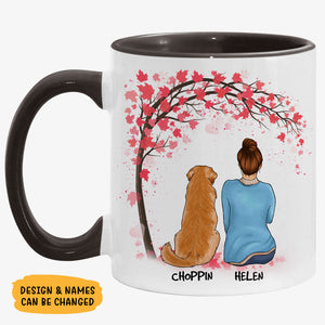 Life Is Better With Pets, Personalized Accent Mug, Custom Gift For Pet Lovers