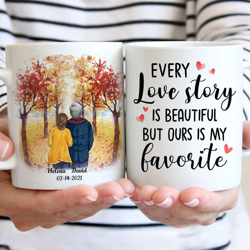 Every Love Story Is Beautiful, Fall mugs, Anniversary gifts
