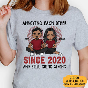 Annoying Each Other, Personalized Shirt, Custom Anniversary Gift For Couple