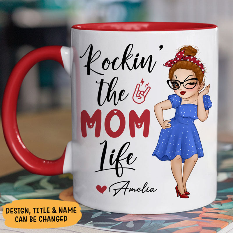 Happy Girl Mom Mug