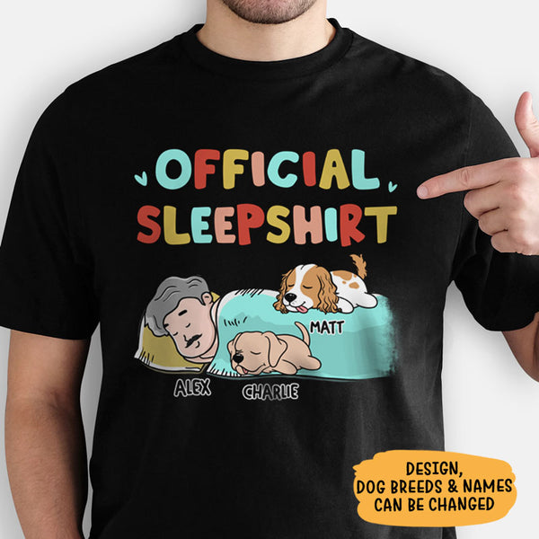 Official Sleepshirt Sleeping Dog Personalized Shirt Custom Gifts For PersonalFury