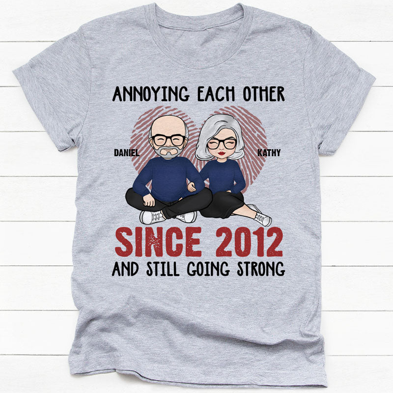 Annoying Each Other, Personalized Shirt, Custom Anniversary Gift For Couple