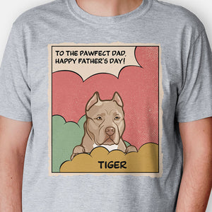Pawfect Mom Dad, Light Shirt, Personalized Shirt, Gifts for Dog Lovers, Mother's Day Gifts