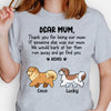 Thank You For Being My Mom Xoxo Walking Dog, Personalized Shirt, Gifts for Dog Lovers