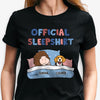 Official Sleepshirt Dark Shirt, Personalized Shirt, Custom Gifts For Dog Lovers