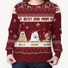 Merry Woofmas Dog, Personalized All-Over-Print Sweatshirt, Christmas Gift For Dog Lovers