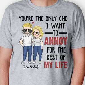 You're The Only One, Personalized Shirt, Custom Anniversary Gift For Couple