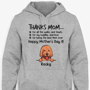 For All The Walks And Treats, Personalized Shirt, Gifts for Dog Lovers, Mother's Day Gifts