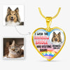 The Rainbow Bridge, Pet Memorial, Custom Photo, Luxury Heart Necklace