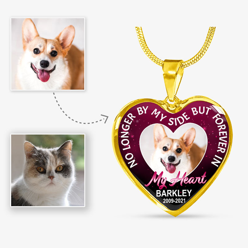 N/B Pet Memorial Necklace Gifts - Custom Pet Picture - Personalized Engraved  Photo Pendant - Sympathy Gift for Pet Lover : Amazon.co.uk: Pet Supplies