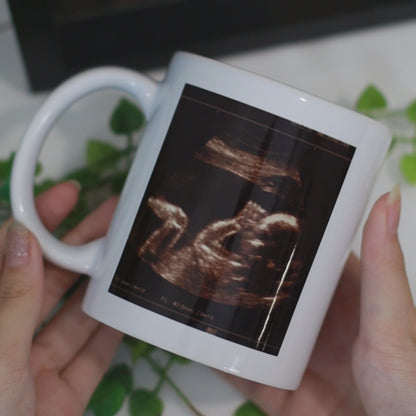 I'll Be Snuggled Up In Mommy's Belly, Personalized Mug, Father's Day Gifts for Expecting Dads