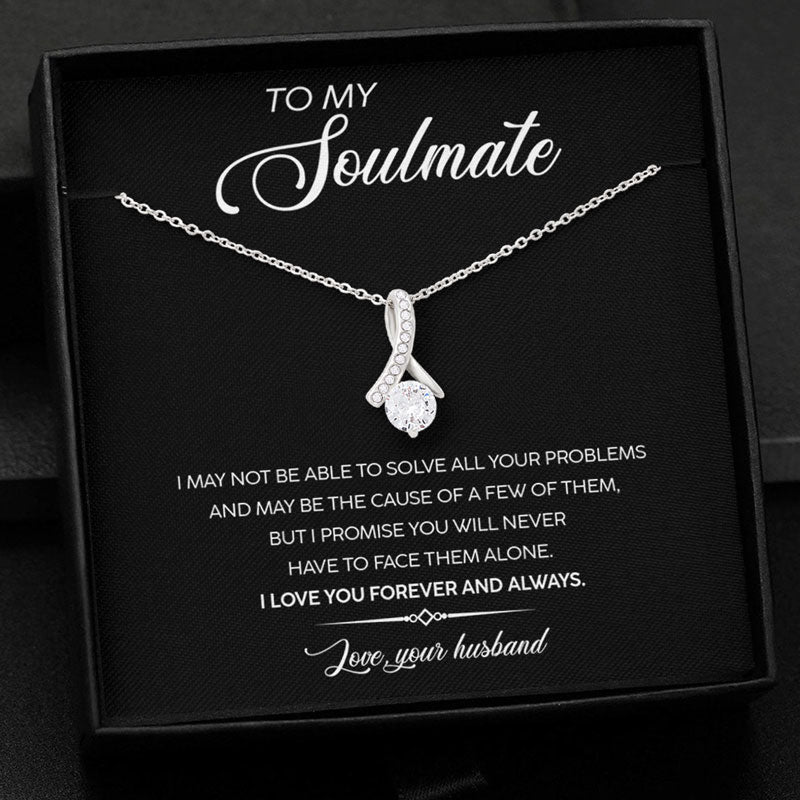 I May Not Be Able To Solve, Personalized Luxury Necklace, Message Card Jewelry, Gifts For Her