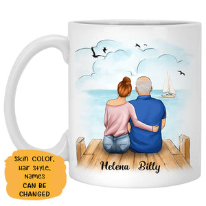 No Matter How Old A Girl Gets, Father and Daughter Coffee Mug, Personalized Gifts