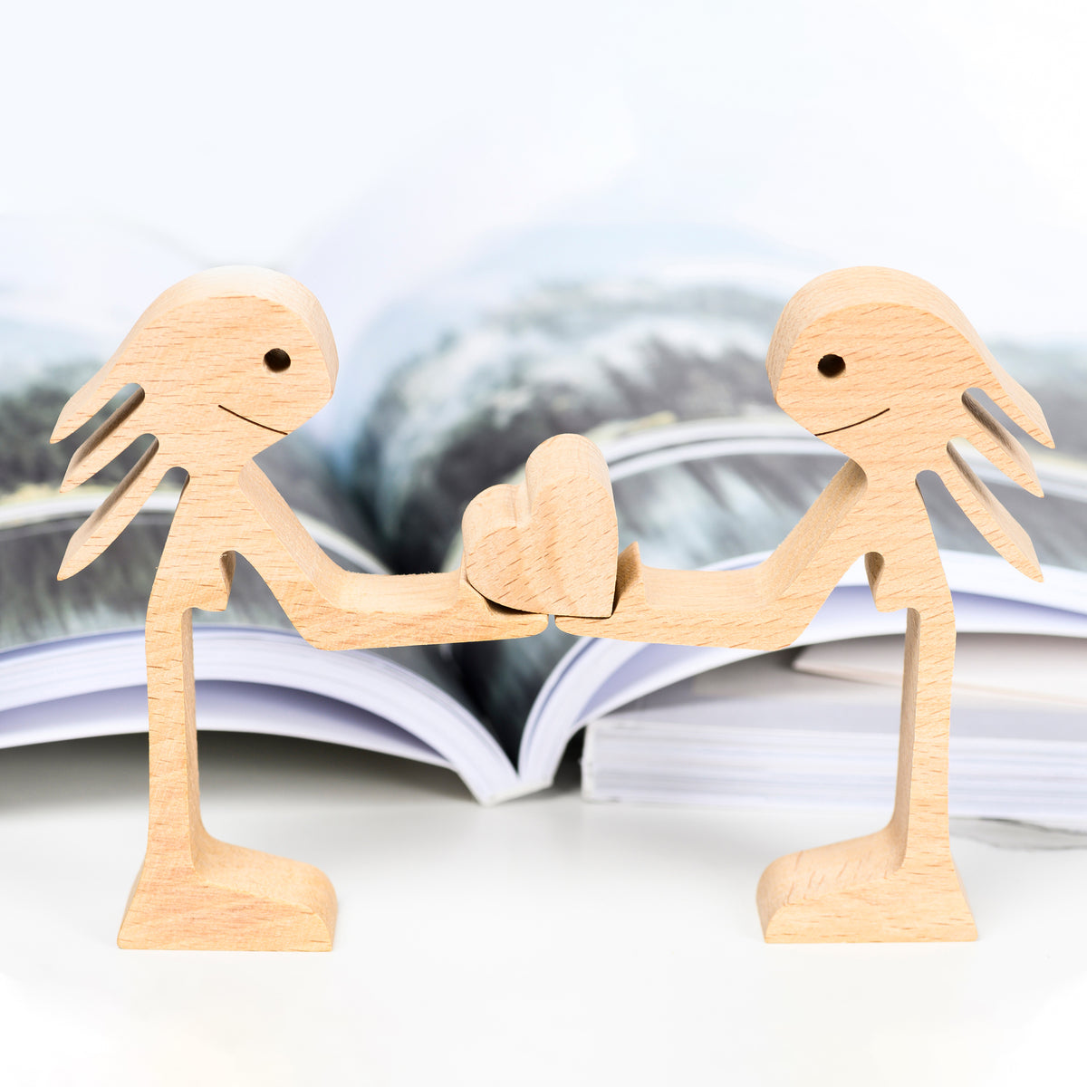 Couple This Is Us, Couple Statue Sculpture Carved, Wood Sculpture, Anniversary Gifts