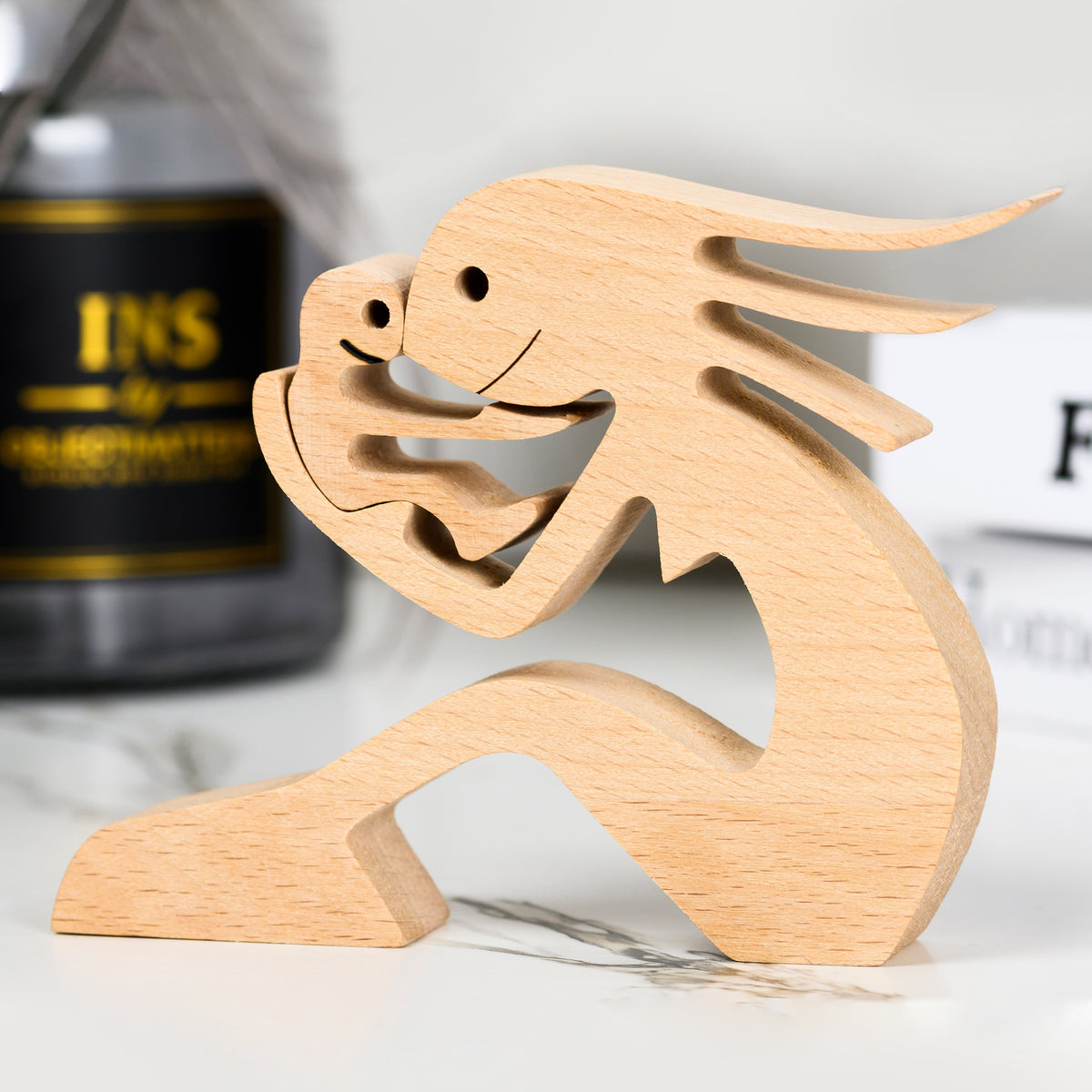 Couple This Is Us, Couple Statue Sculpture Carved, Wood Sculpture, Anniversary Gifts