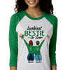 Luckiest Bestie Ever Personalized St. Patrick's Day Unisex Raglan Shirt
