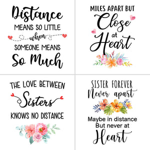 Sisters Long Distance Quotes, Personalized Mug, Custom Moving Gift For Sister