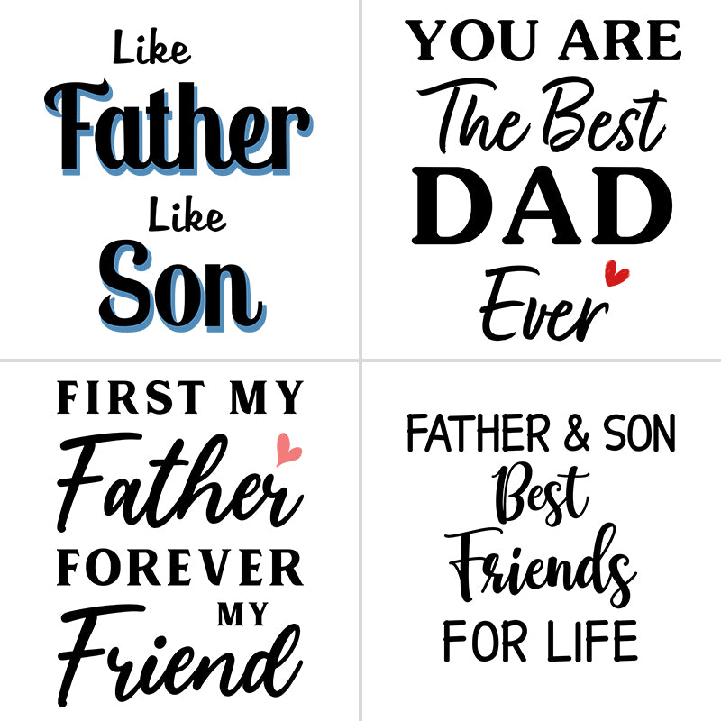 Father and Son Quotes Customized Coffee Mug, Personalized Gifts, Father's Day gift