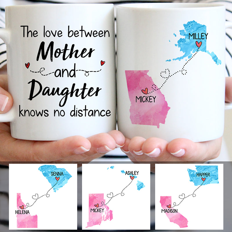 Mother Daughter Mug Home is Where Mom is Coffee Mug Mother's Day