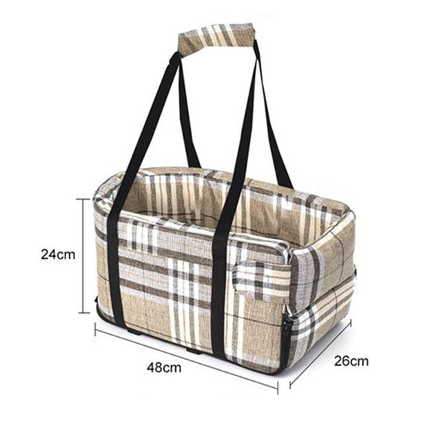 Portable Cat Dog Bed Travel Central Control Car Safety Pet Seat, Pet Accessories