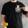 Pocket Custom T Shirts, Mummy, Personalized Gifts for Dog Lovers