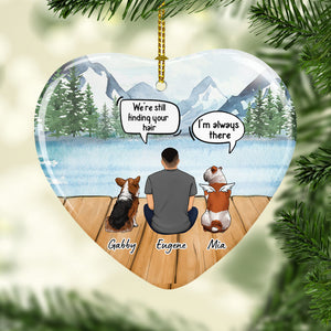 Still Talk About You Conversation, Personalized Heart Ornaments, Dog Memorial Gifts, Custom Gift for Dog Lovers