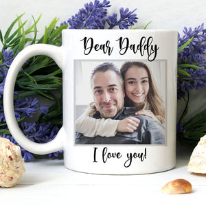Simple Custom Photo, Custom Coffee Mugs, Father's Day gift, Anniversary gifts