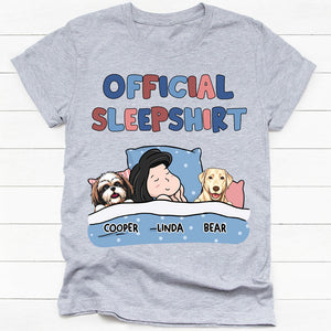 Official Dog Sleepshirt, Personalized Shirt, Custom Gifts For Dog Lovers