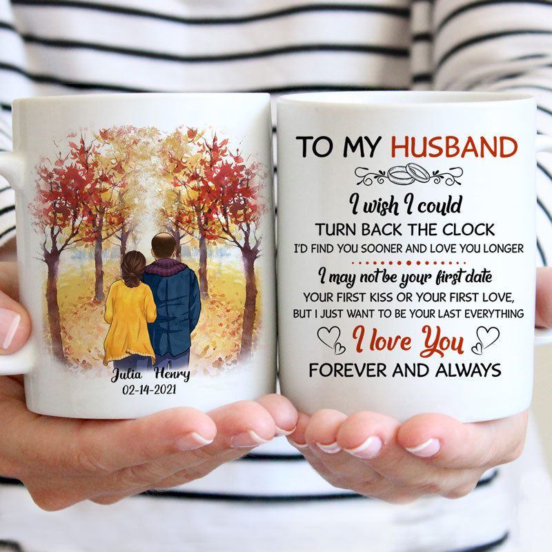 To my Boyfriend Promise Encourage Inspire, Fall mugs, Anniversary gift -  PersonalFury
