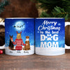 Merry Christmas To The Best Dog Mom, Personalized Mug, Christmas Gifts For Dog Lovers