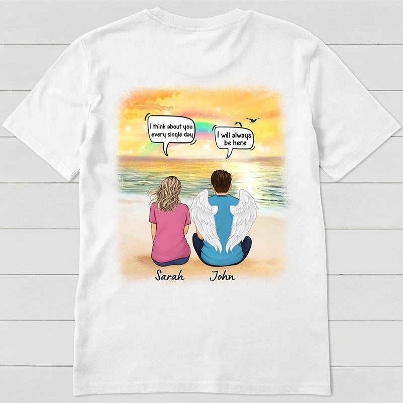 I Still Talk About You, Personalized Shirt, Back Print Shirt, Memorial Gifts