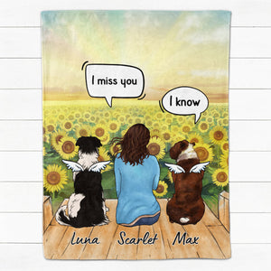 Still Talk About You Conversation, Memorial Gifts, Personalized Blanket