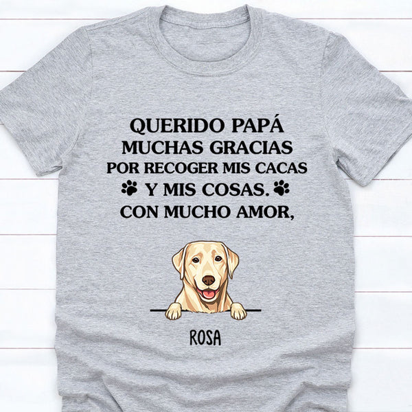 Thanks for Picking Up My Poop and Stuff - Dog Personalized Custom T-Shirt, Hoodie, Sweatshirt - Christmas Gift for Pet Owners, Pet lovers, Sweatshirt