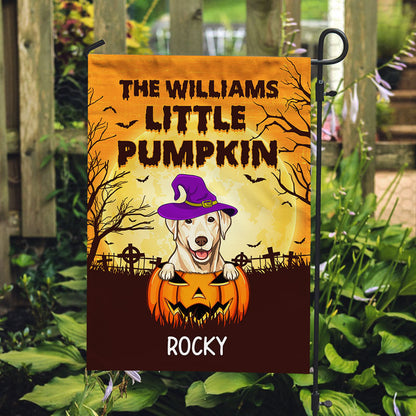 Dog Little Pumpkins, Personalized Garden Flags, Halloween Decor For Dog Lovers, Halloween Party Ideas