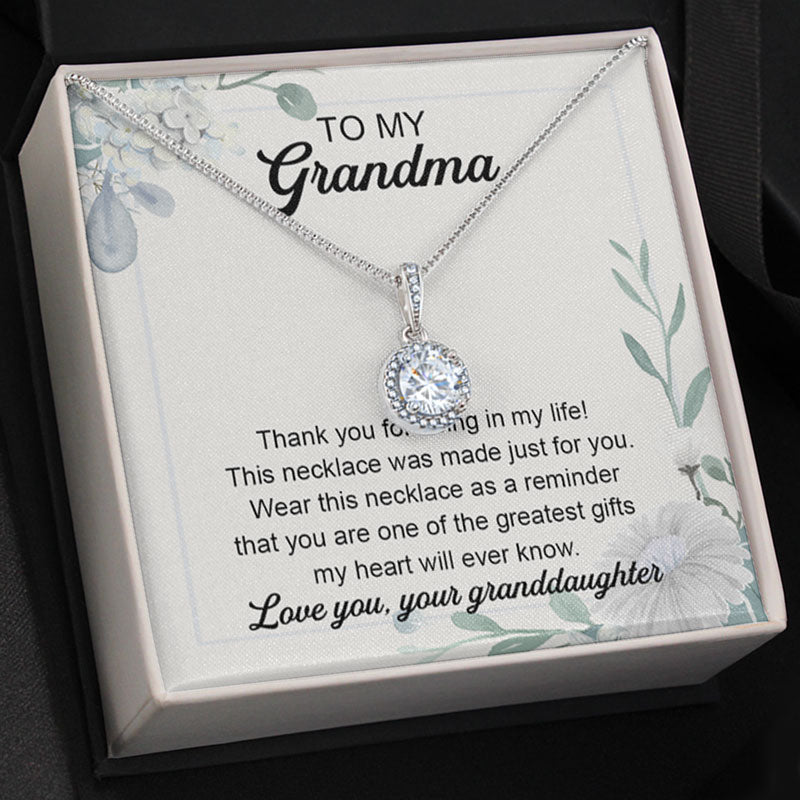 Thank You For Being In My Life, Eternal Hope Necklace, Custom Jewelry, Mother's Day Gifts