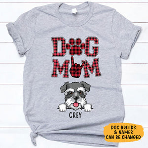 Dog Mom, Custom T Shirt, Personalized Gifts for Dog Lovers
