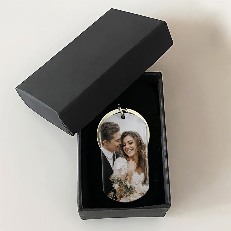No Matter What Life Throws At You, Personalized Keychain, Gifts For Him, Custom Photo