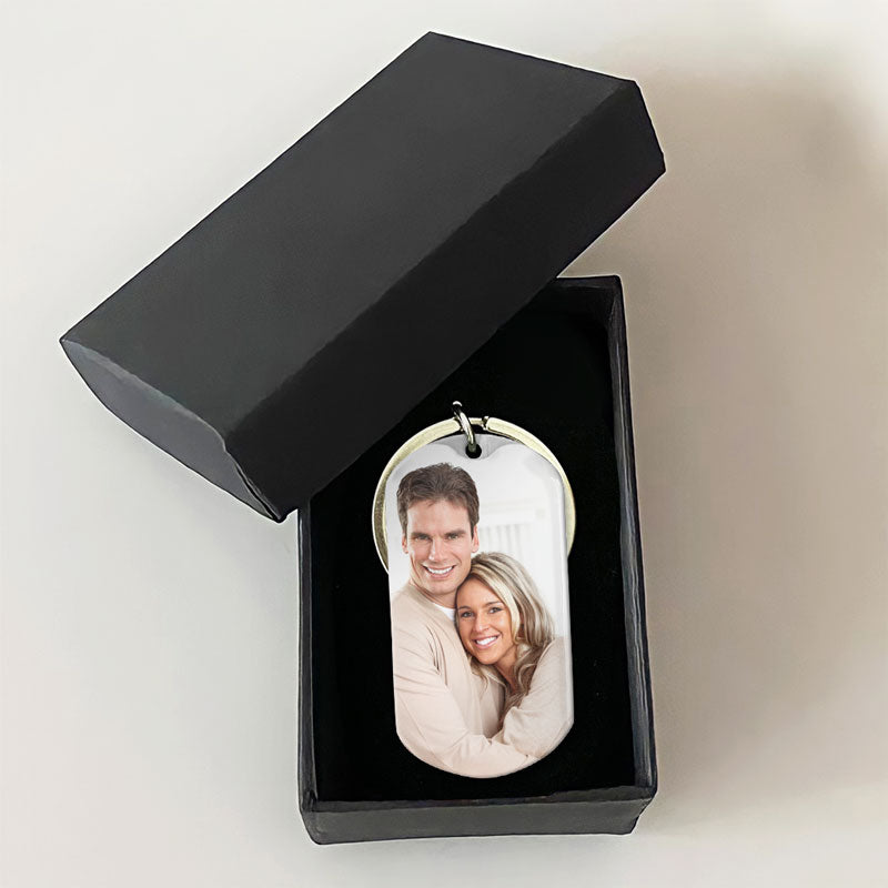 To My Husband Everything You Do, Personalized Keychain, Gifts For Him, Custom Photo