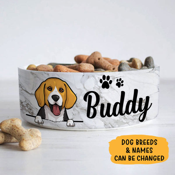 Buy Marble Personalized Pet Mat Pet Bowl Mats Dog Lover Gift Online in  India 