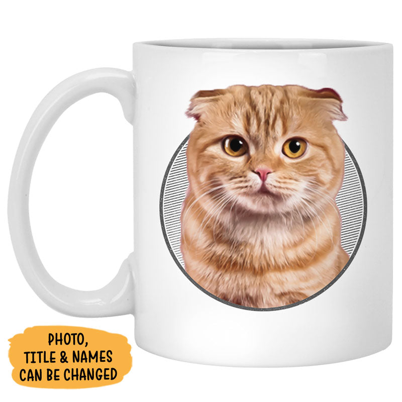 Personalized Mug for Dog and Cat Moms - Thanks For Being My Mommy, Personalized Mug, Custom Photo