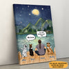 I Still Talk About You I Miss You, Personalized Custom Canvas, Custom Gift for Dog Lovers, Memorial Gift