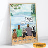 I Still Talk About You Couple, Personalized Memorial Poster, Customized Gifts For Dog Lovers