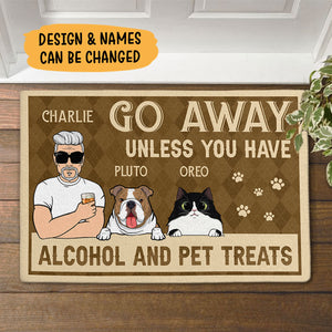 Unless You Have Pet Treats, Custom Doormat, Personalized Doormat, Gift For Pet Lovers