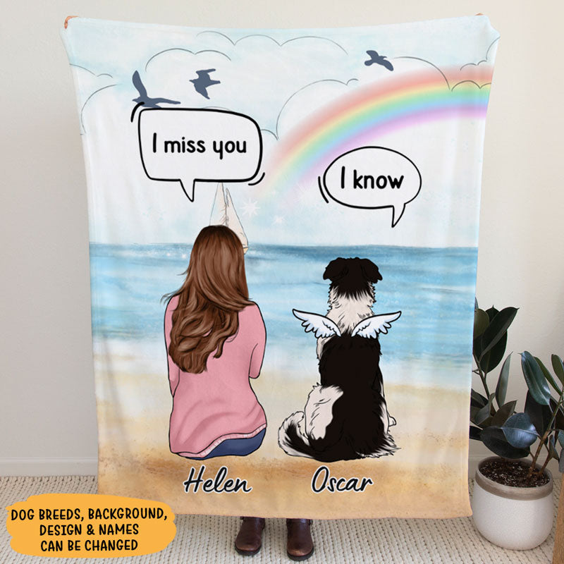Still Talk About You Conversation, Memorial Gifts, Personalized Blanket