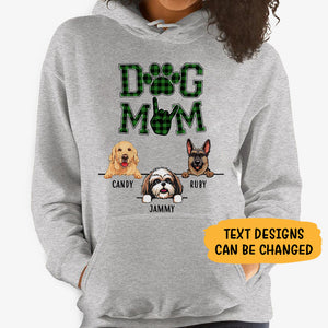 Dog Mom, Personalized Custom Hoodie, Sweater, T shirts, Christmas Gifts for Dog Lovers