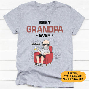 Best Dad Ever Dad Bod Custom Title, Personalized Shirt, Father's Day Gifts