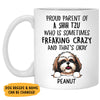 Proud Parent Dog Breed, Customized Coffee Mug, Christmas Gift for Dog Lovers