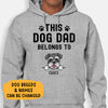 This Dog Dad, Personalized Hoodie, Sweater, T shirt, Father's Day gift, Gift for Dog Lovers